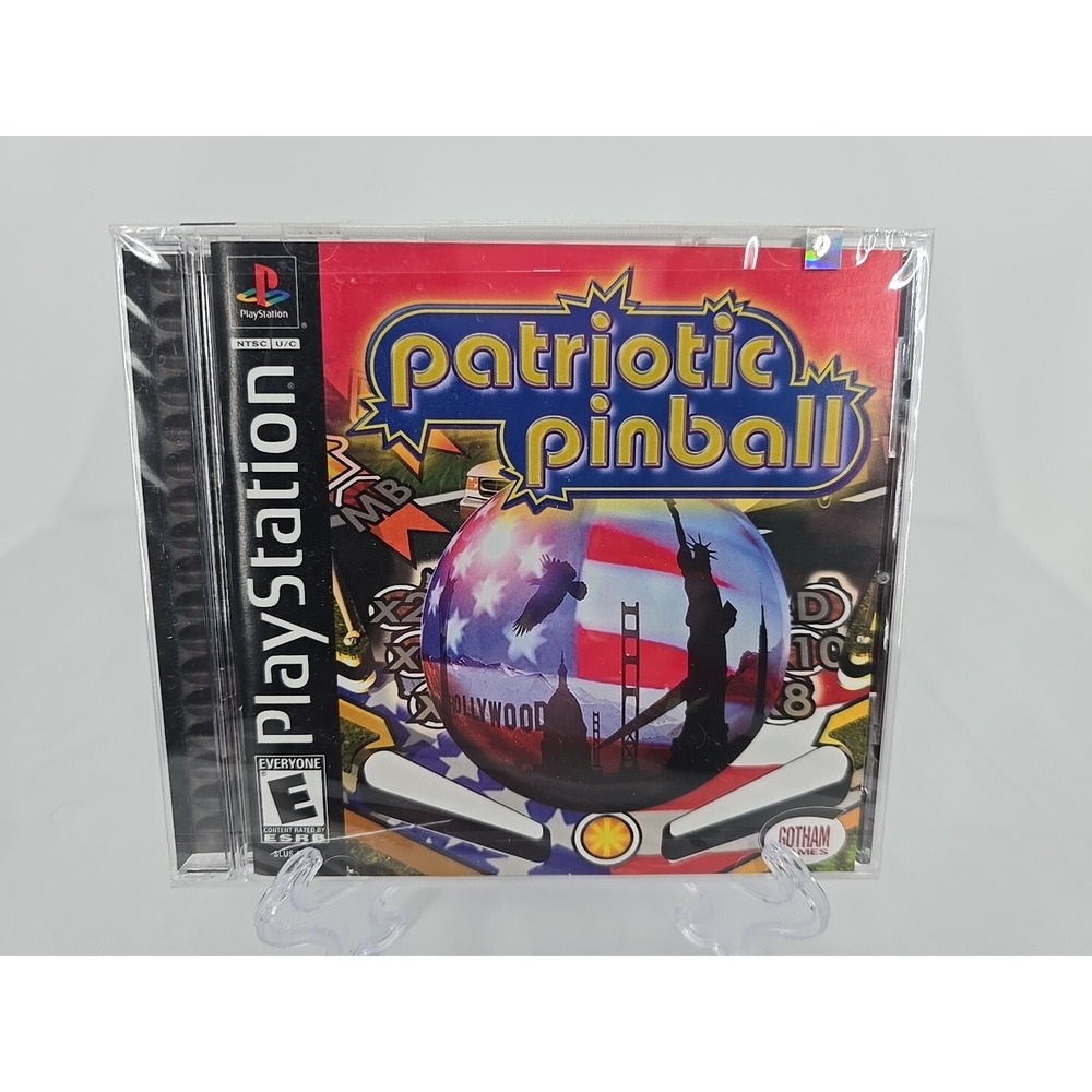 Patriotic Pinball black label Brand NEW factory sealed Playstation 1 PS1
